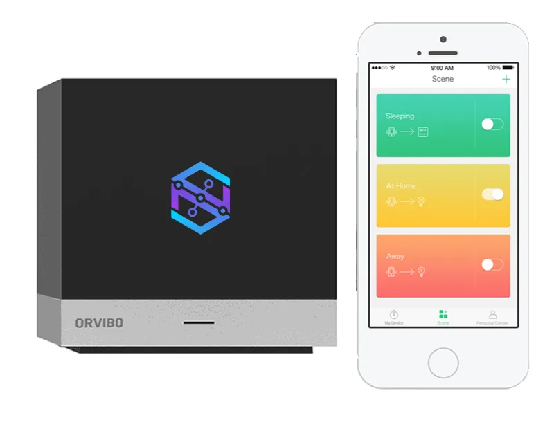 Magic Cube رابط کاربری بر روی موبایل orvibo